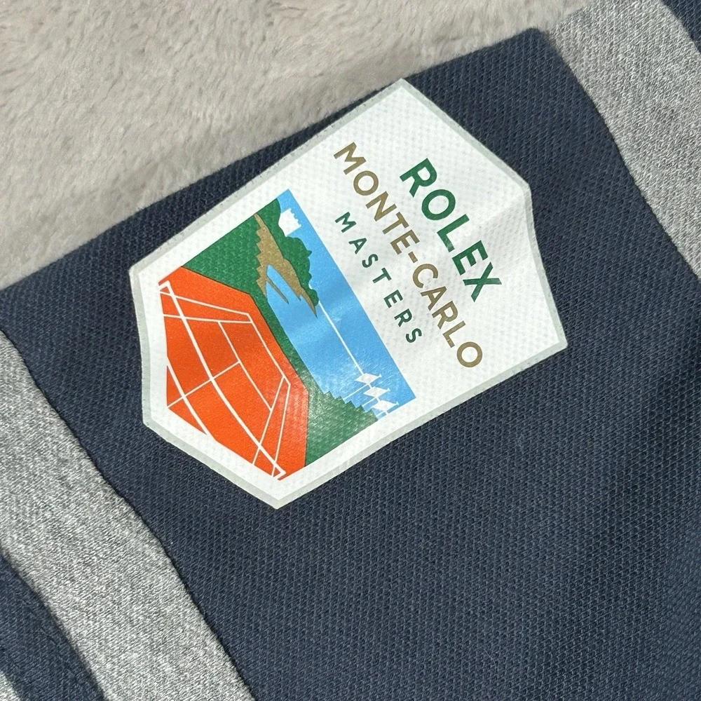 Sergio Tacchini Rolex Monte-Carlo Masters Tennis Court Polo Shirt Men's XL RARE